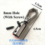 2pcs - Bell Buckle 6mm / 8mm- Rope Barrier End Stopper with Hook - Cangkuk Besi Kuku Kambing