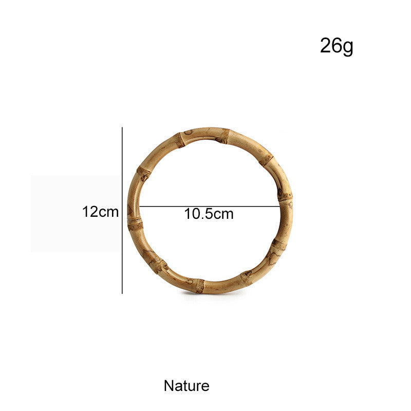 1 pair- Multi Sizes Bag Handle- Bamboo Handle- Bag Accessories- Pemegang Beg