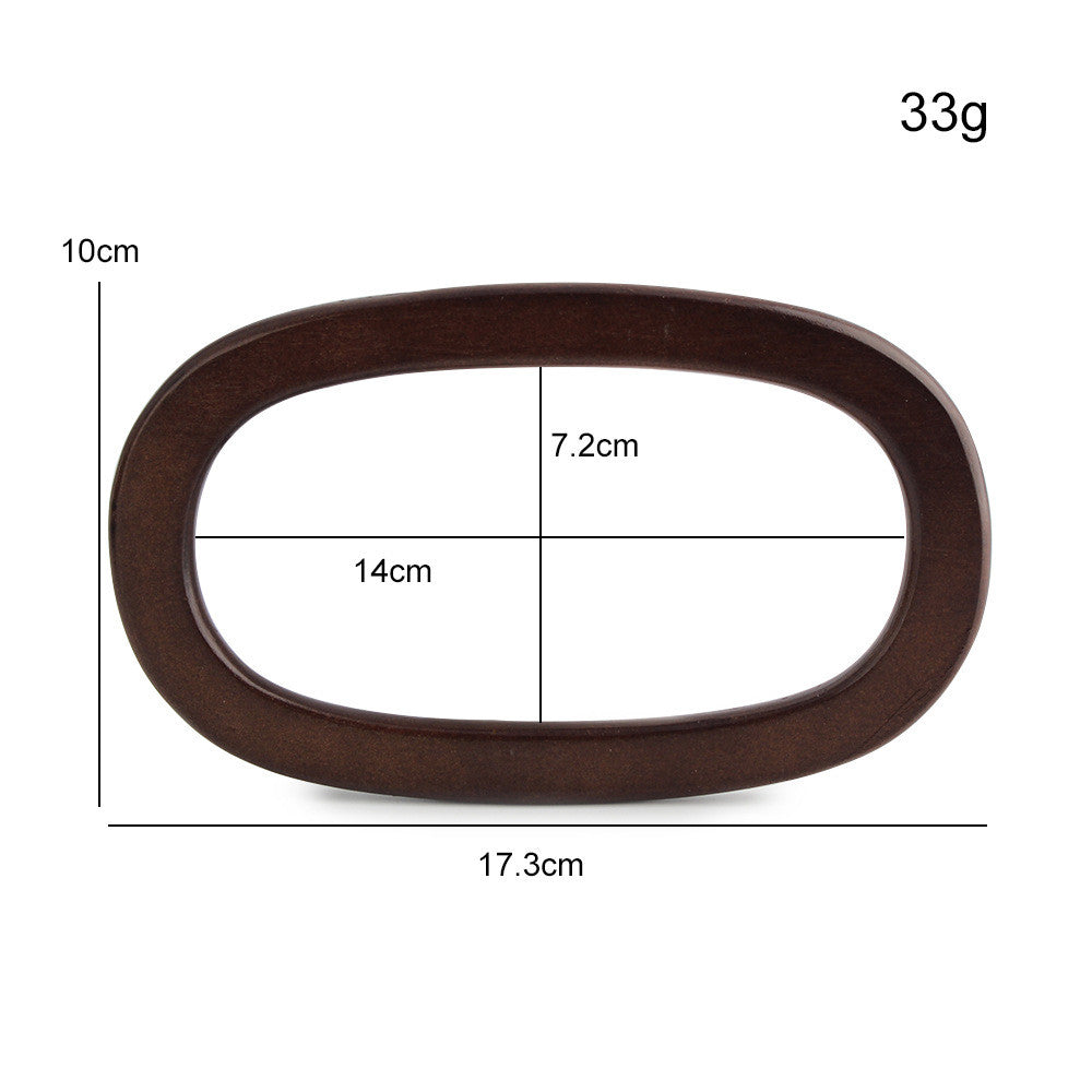 1 pair - Multi Sizes Bag Handle - Wooden Handle- Bag Accessories- Pemegang Beg