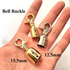 2pcs - Bell Buckle 12.5mm / 15.5mm- Rope Barrier End Stopper with Hook - Cangkuk Besi Kuku Kambing