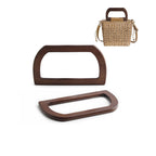 1 pair - Multi Sizes Bag Handle- Wooden Handle- Bag Accessories- Pemegang Beg