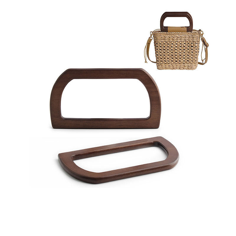 1 pair - Multi Sizes Bag Handle- Wooden Handle- Bag Accessories- Pemegang Beg