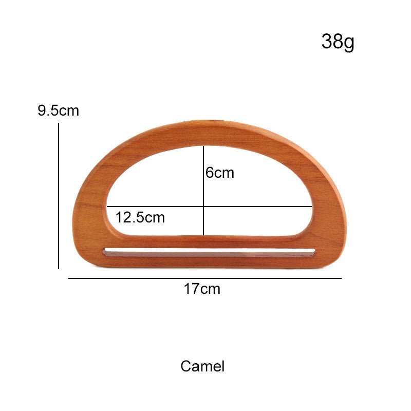 1 pair - Multi Sizes Bag Handle- Wooden Handle- Bag Accessories- Pemegang Beg