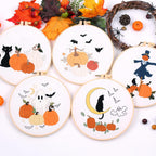 Embroidery Kit/ Needlework for Beginner/ Set Sulaman Tangan /DIY cross stitch set / Cat Series Embroidery Material Kit