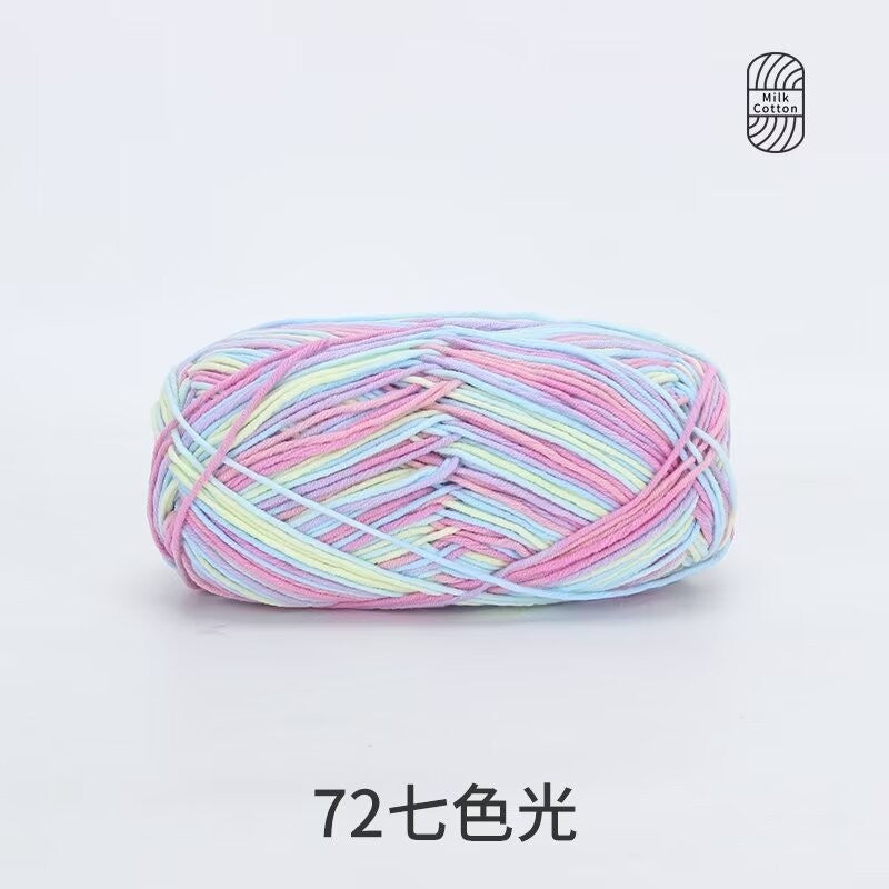 5Ply Milk Cotton Yarn (100g) – Premium Crochet & Knitting Yarn – Benang Kait – 雪妃尔