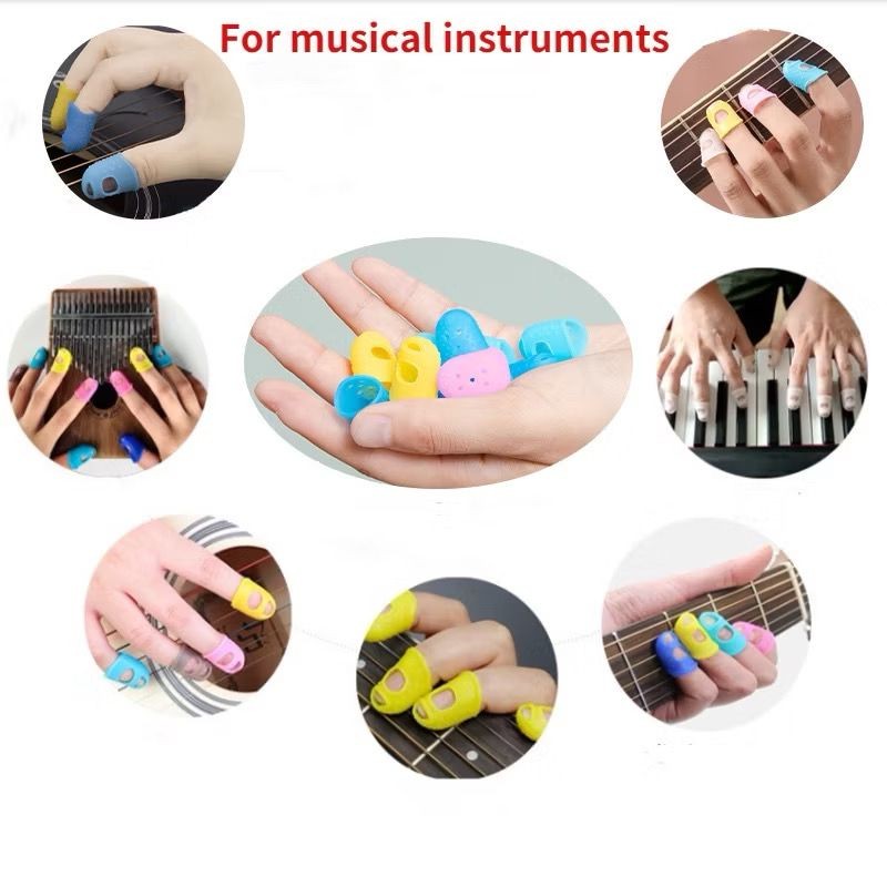 Silicon Finger Tip Protector -Thimble- Antipain Fingerstall- Rubber Needle Sewing Tools