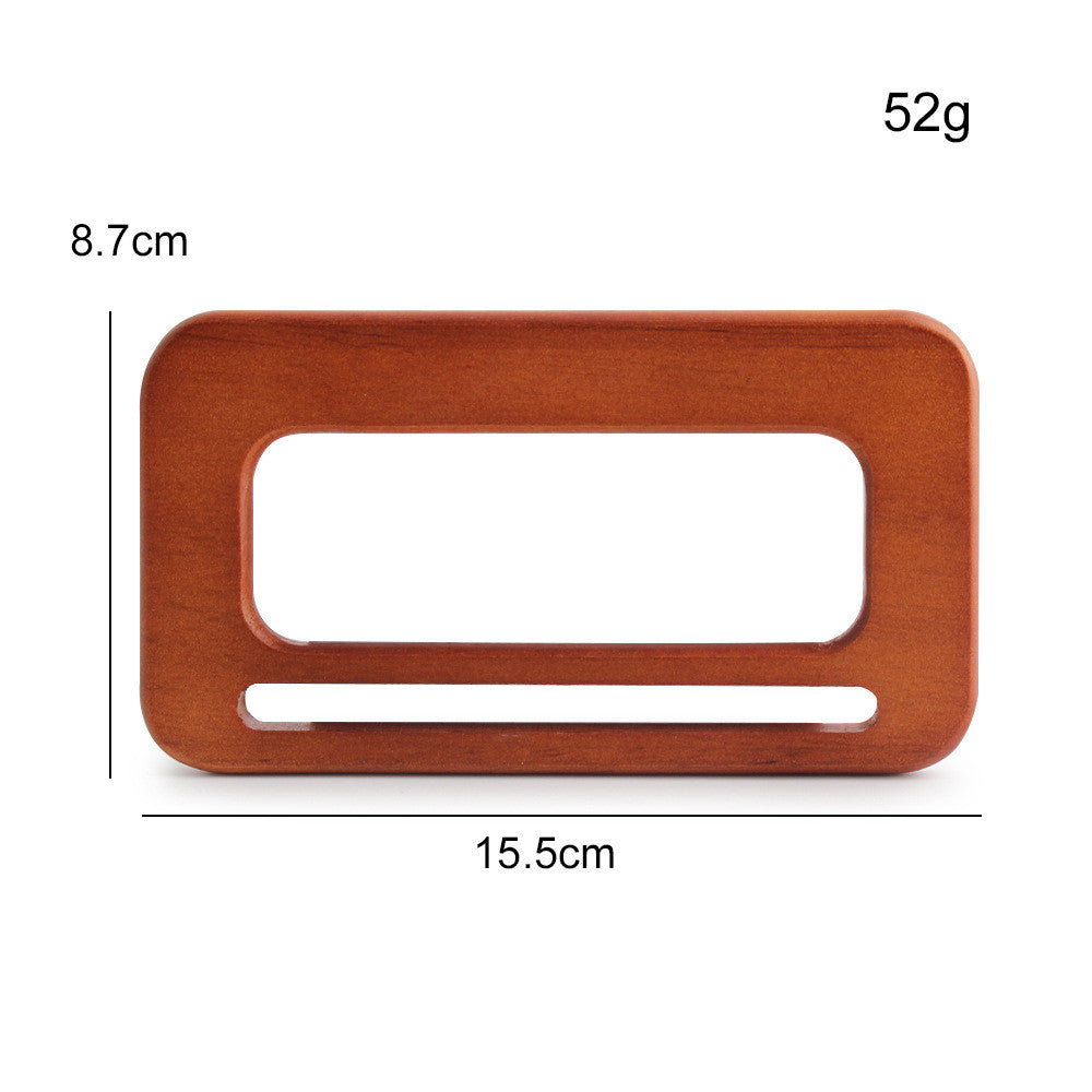 1 pair- Multi Sizes Bag Handle with Hole- Wooden Handle- Bag Accessories- Pemegang Beg