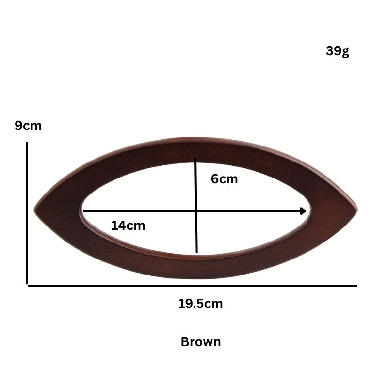 1 pair - Multi Sizes Bag Handle - Wooden Handle- Bag Accessories- Pemegang Beg