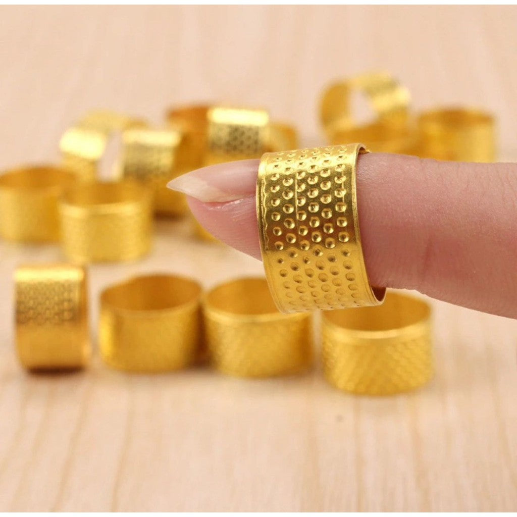 3pcs Finger Protector Thimbel Ring- Sarung Tangan Jarum- Needle Sewing Tools
