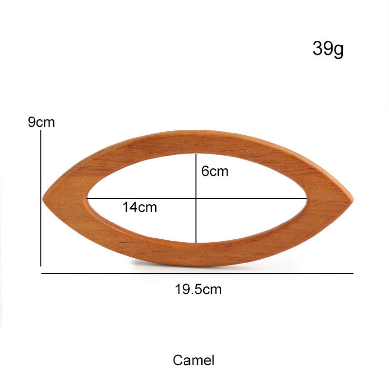 1 pair - Multi Sizes Bag Handle - Wooden Handle- Bag Accessories- Pemegang Beg