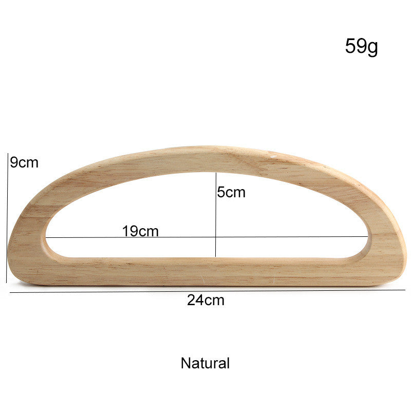 1 pair - Multi Sizes Bag Handle- Wooden Handle- Bag Accessories- Pemegang Beg