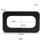 1 pair - Rectangle Wooden Bag Handle - Bag Replacement Handle- Pemegang Beg Kayu