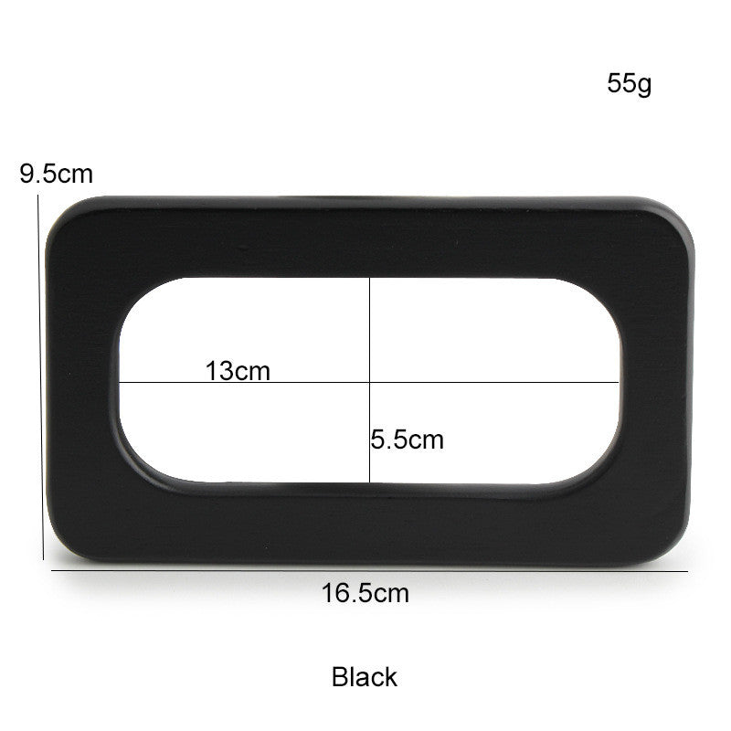 1 pair - Rectangle Wooden Bag Handle - Bag Replacement Handle- Pemegang Beg Kayu