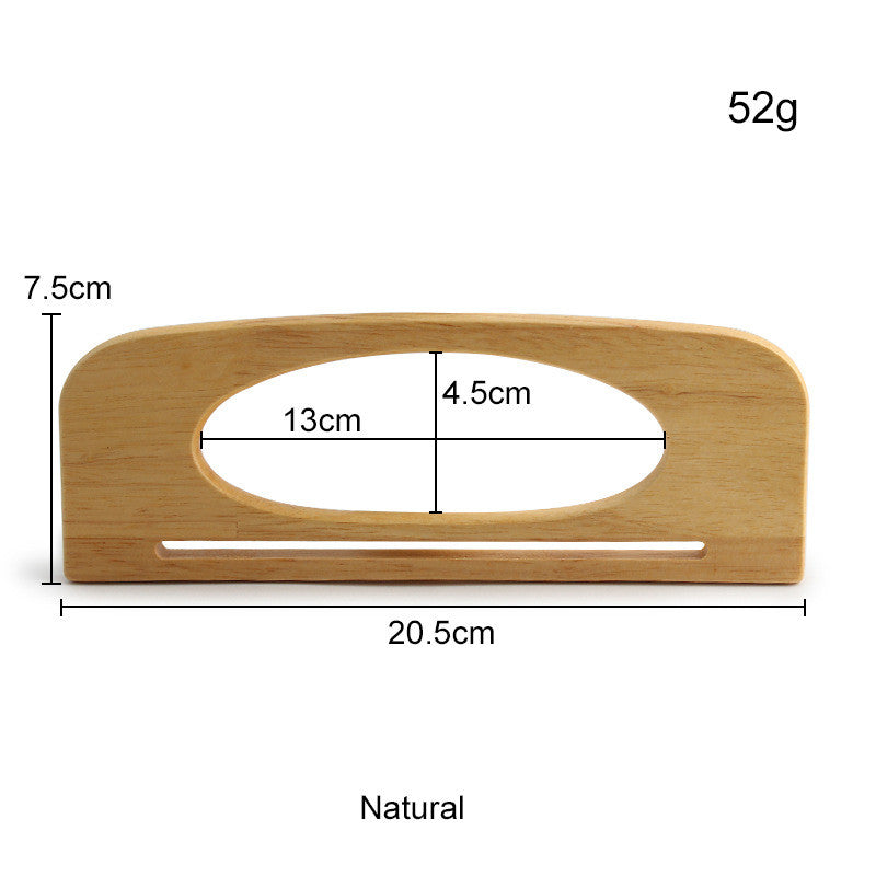 1 pair - Multi Sizes Bag Handle- Wooden Handle- Bag Accessories- Pemegang Beg