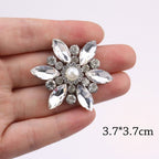 Premium Quality- Chunky Diamond Beads- Iron on Rhinestone - Crystal Clear Patch Diamond Beads- Manik Tampal