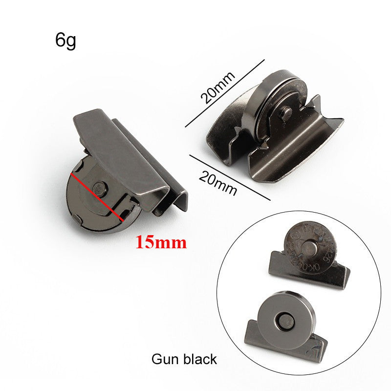 15mm Magnetic Button Clasp- Snap Button for Bag- Butang Beg