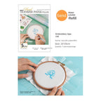 5pcs Water Soluble Film - Transfer Paper- Water soluble Cloth- Embroidery Tools