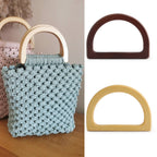 1 pair - Multi Sizes Bag Handle- Wooden Handle- Bag Accessories- Pemegang Beg