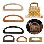 1 pair - Multi Sizes Bag Handle- Wooden Handle- Bag Accessories- Pemegang Beg