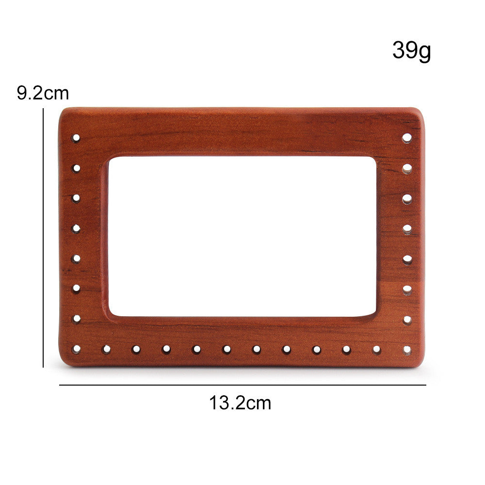 1 pair- Multi Sizes Bag Handle with Hole- Wooden Handle- Bag Accessories- Pemegang Beg