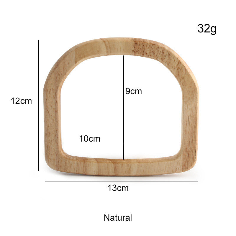 1 pair - Multi Sizes Bag Handle- Wooden Handle- Bag Accessories- Pemegang Beg