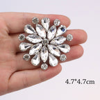 Premium Quality- Chunky Diamond Beads- Iron on Rhinestone - Crystal Clear Patch Diamond Beads- Manik Tampal