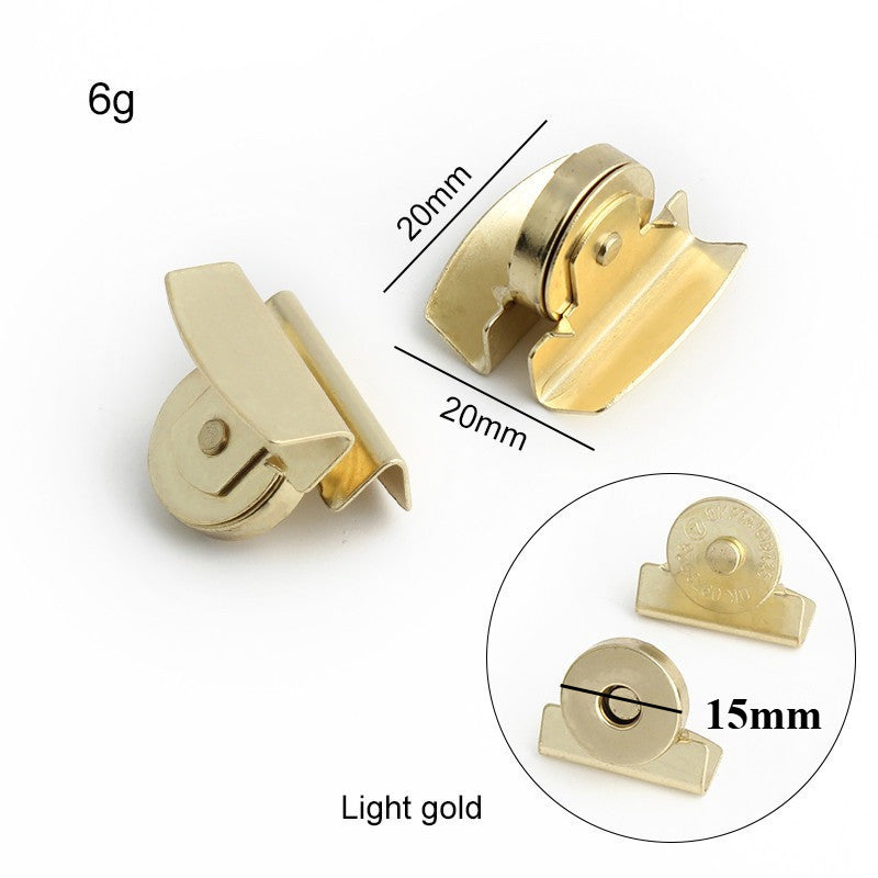 15mm Magnetic Button Clasp- Snap Button for Bag- Butang Beg