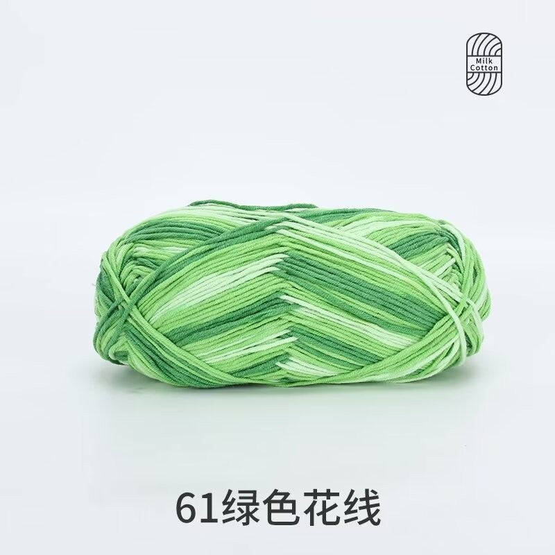 5Ply Milk Cotton Yarn (100g) – Premium Crochet & Knitting Yarn – Benang Kait – 雪妃尔