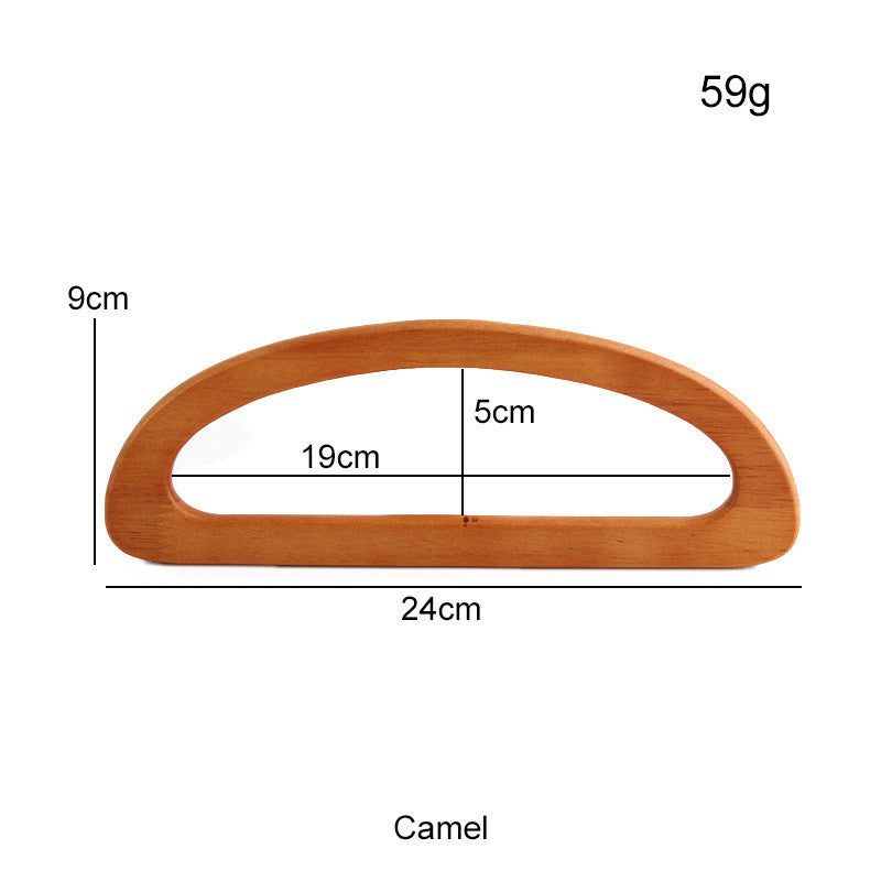 1 pair - Multi Sizes Bag Handle- Wooden Handle- Bag Accessories- Pemegang Beg