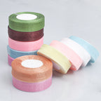 50 Yards Ribbon Organza 25mm width for decoration/ DIY Bag Sewing Ribbon/ Reben Organsa