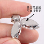 Premium Quality- Chunky Diamond Beads- Iron on Rhinestone - Crystal Clear Patch Diamond Beads- Manik Tampal