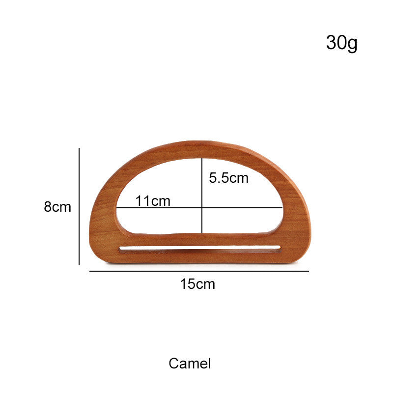 1 pair - Multi Sizes Bag Handle- Wooden Handle- Bag Accessories- Pemegang Beg
