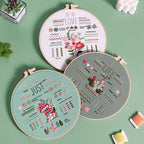 Beginner Practice Embroidery Kit- Needlework for Beginner- Basic Stitching Set - Set Sulaman Tangan