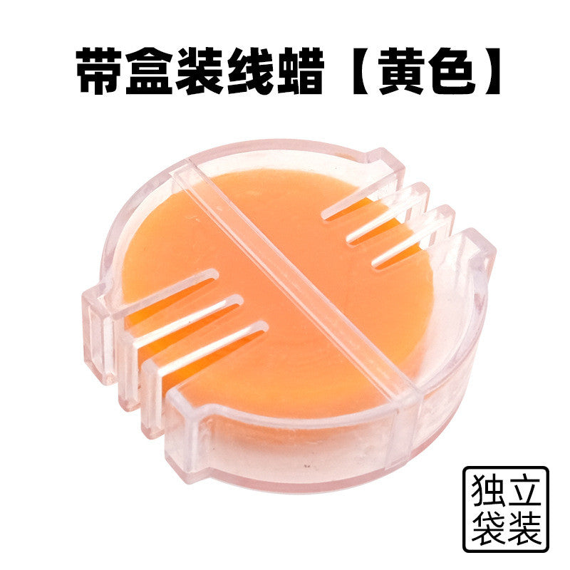 Water Soluble Wax Lubrication for Embroidery Cross Stitch Thread - Repair Zipper Wax- Embroidery Tools