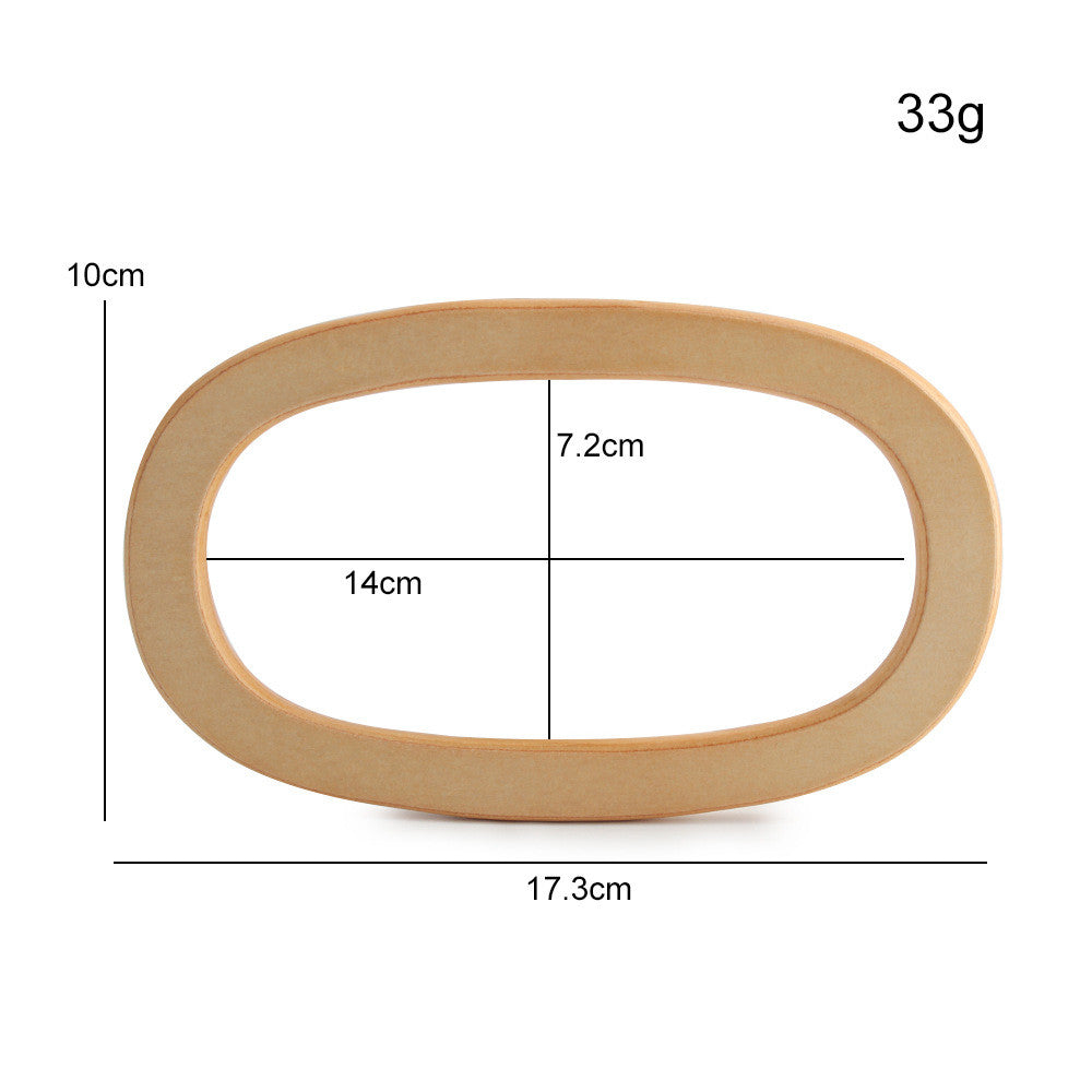 1 pair - Multi Sizes Bag Handle - Wooden Handle- Bag Accessories- Pemegang Beg