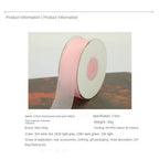 50 Yards Ribbon Organza 25mm width for decoration/ DIY Bag Sewing Ribbon/ Reben Organsa