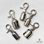 2pcs - Bell Buckle 12.5mm / 15.5mm- Rope Barrier End Stopper with Hook - Cangkuk Besi Kuku Kambing