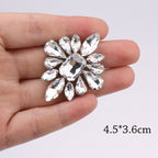 Premium Quality- Chunky Diamond Beads- Iron on Rhinestone - Crystal Clear Patch Diamond Beads- Manik Tampal