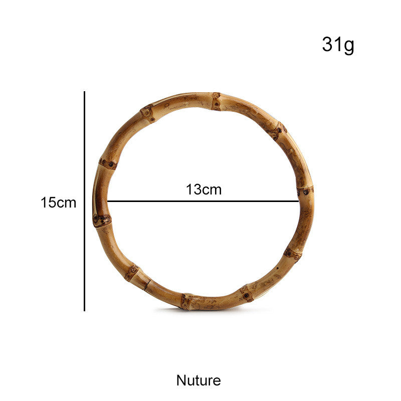 1 pair- Multi Sizes Bag Handle- Bamboo Handle- Bag Accessories- Pemegang Beg