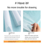 5pcs Water Soluble Film - Transfer Paper- Water soluble Cloth- Embroidery Tools