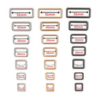 2pcs- Metal Square Buckle Ring- Rectangle Ring- Strap Ring Loop- Bag Accessories
