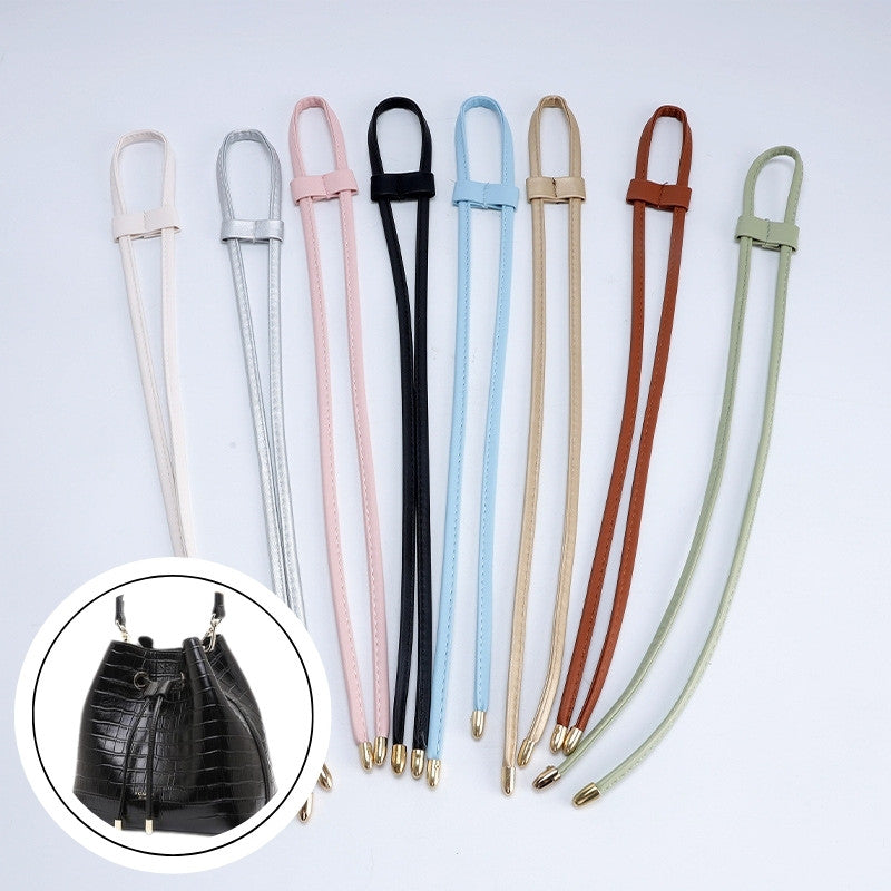 LIGHTHEARTED DIY Drawstring Bag Strap-PU Leather Bag Rope- Bag Replacement Drawstring- Tali Beg Jerut