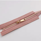 18cm PU Leather Zipper for crochet Bag- Woven Bag Hardware Sewing PU Leather Zipper