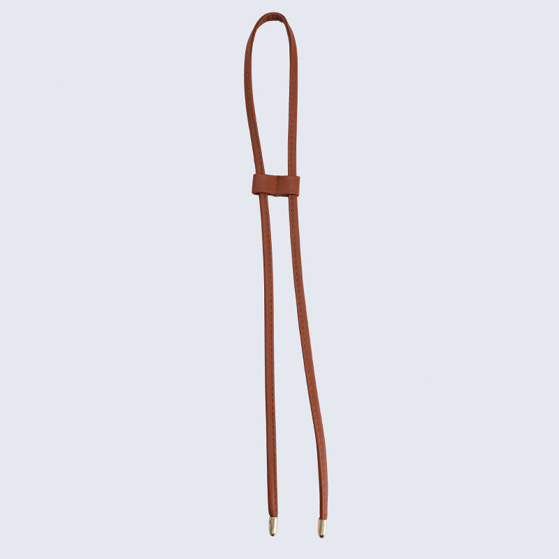 LIGHTHEARTED DIY Drawstring Bag Strap-PU Leather Bag Rope- Bag Replacement Drawstring- Tali Beg Jerut