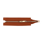 24cm PU Leather Zipper for crochet Bag- Woven Bag Hardware Sewing PU Leather Zipper