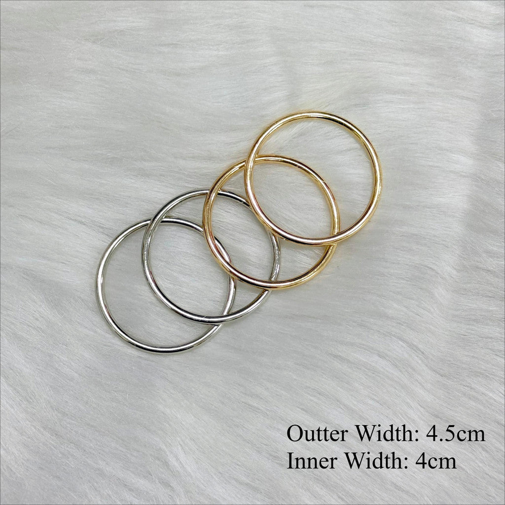 40mm Seamless Ring /Link Loop Ring/ Jump Ring Connector for Bag / Open End Circle Connection Buckle/ Metal Buckle Ring