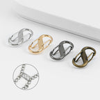 S-Shape Bag Chain Adjuster | Small Metal Strap Shortener | Metal Buckle Clasps | Metal Bag Adjuster Clip | S Lock
