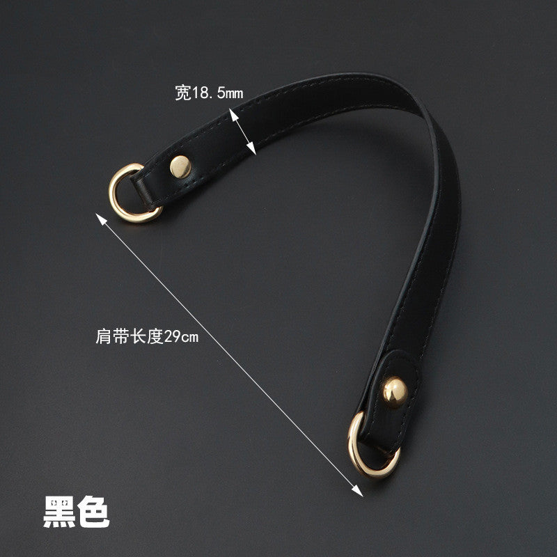 PU Leather Chain Bag Strap | Metal Crossbody Shoulder Strap | Replacement Chain for Handbags & Mini Bags
