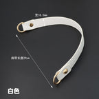PU Leather Chain Bag Strap | Metal Crossbody Shoulder Strap | Replacement Chain for Handbags & Mini Bags