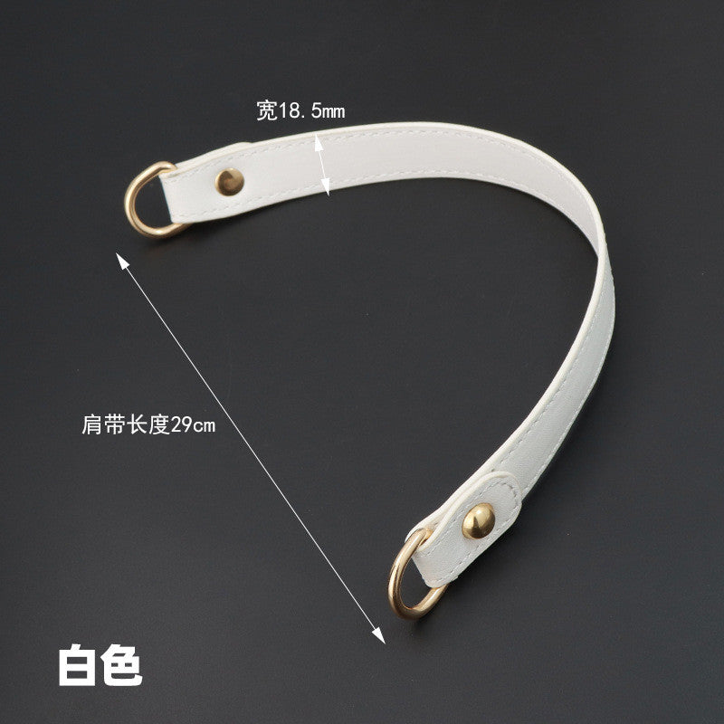PU Leather Chain Bag Strap | Metal Crossbody Shoulder Strap | Replacement Chain for Handbags & Mini Bags